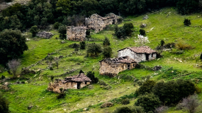 Abandoned village